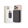 Nešiojamas įkroviklis - akumuliatorius 20000mAh USB + USB C 15W su bevieliu įkrovikliu, su indikatoriumi QC juodas (black) Tech-Protect PB12